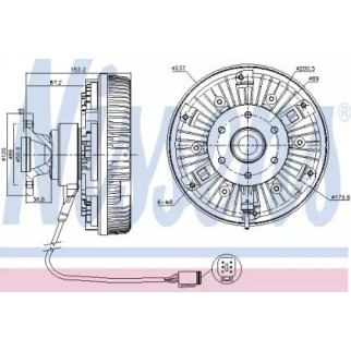 Термомуфта Nissens 86023 фото