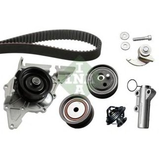 Насос водяной (помпа) + к-кт ремня ГРМ INA 530 0179 30 фото