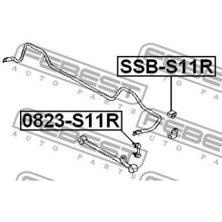 Тяга стабилизатора задняя фото