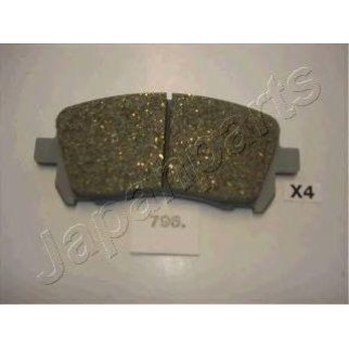 Колодки тормозные Japanparts PA-796AF фото