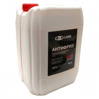 Антифриз LADA Carboxylate G12 готовый -40 красный 10 л 88888100010082 фото