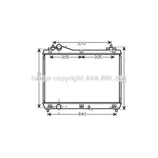 Радиатор основной AVA SZ2104 фото