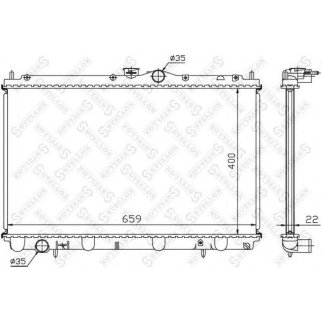 Радиатор основной Stellox 10-25096-SX фото