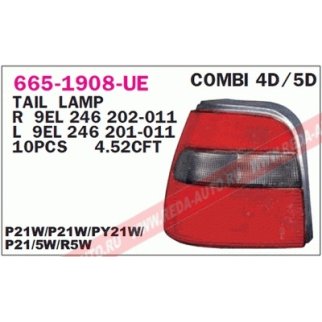 Фонарь задний правый фото