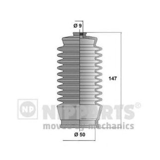 Пыльник рулевой рейки к-т фото