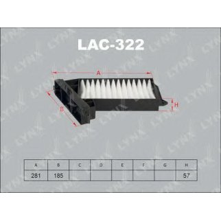 LAC-322 Фильтр салонный LYNXauto фото