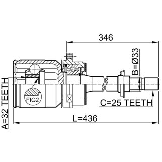 ШРУС внутренний FEBEST 0211-SR20RH фото 2