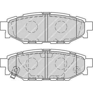 Колодки тормозные к-кт FERODO FDB1947 фото