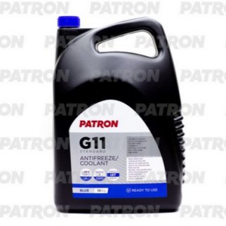 Антифриз 10кг (8.9л) - синий PATRON BLUE G11, TL 774-C, G011A8CA1, N600690, MAN 324 NF, MB 325.0, B0 фото