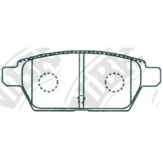 PN5803-NIBK_колодки дисковые задние! Mazda 6 2.0/2.3 02>/2.0MRZ/2.5MRZ 07> фото