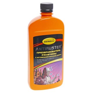 Преобразователь ржавчины в грунт с активными иона цинка ASTROHIM 500мл фото