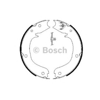 Колодки ручного тормоза к-кт BOSCH 0 986 487 710 фото