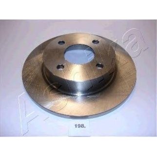 Диск тормозной передний не вентилируемый ashika 60-01-198 фото