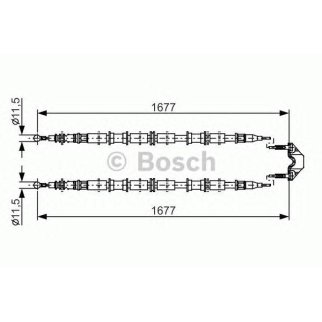 Трос ручного тормоза фото