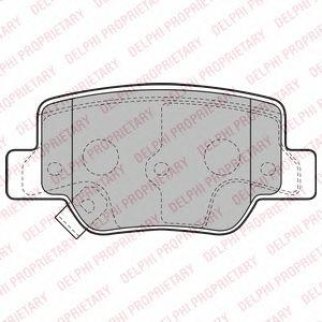 Колодки тормозные к-кт DELPHI LP2193 фото