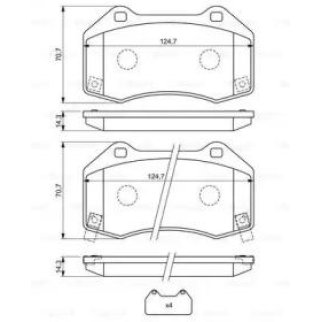 Колодки тормозные BOSCH _0 986 494 718 фото