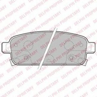 Колодки тормозные DELPHI LP2167 фото