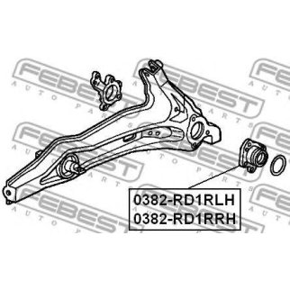 Подшипник задней ступицы правый FEBEST 0382-RD1RRH фото