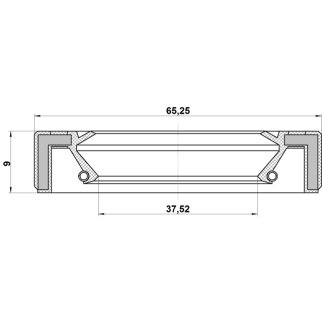 Сальник приводного вала FEBEST 95GAY-39650909R фото 2