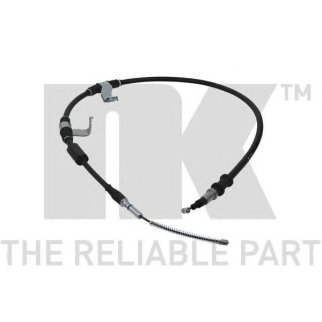 Трос стояночного тормоза задний левый / CHEVROLET Lacetti,Nubira,DAEWOO Gentra,Nubira,Orion (дисковы фото