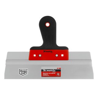 Шпатель фасадный из нержавеющей стали, 300 мм, 2-комп. ручка MATRIX фото 1