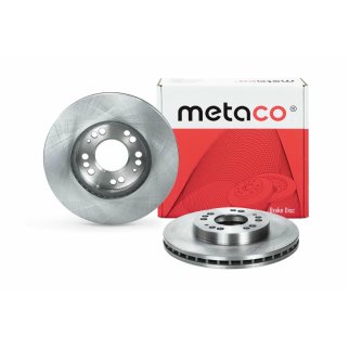 Диск тормозной передний вентилируемый metaco 3050-232 фото 3