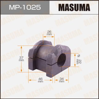 Втулка переднего стабилизатора Masuma MP-1025 фото
