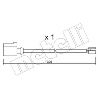 Датчик износа колодок METELLI _SU.271 фото