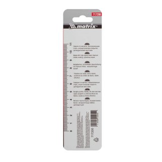 Сверло по металлу, 2 мм, HSS, нитридтитановое покрытие, цилиндрический хвостовик MATRIX 717200 MATRIX 717200 фото 1