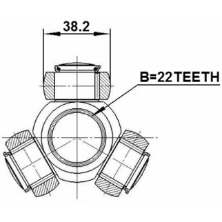 Трипоид FEBEST 0216-F15 фото 2
