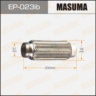 Гофра глушителя Masuma EP-023ib фото