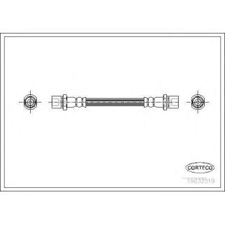 Шланг тормозной CORTECO 19032519 фото