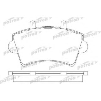 Колодки тормозные PATRON PBP1452 фото