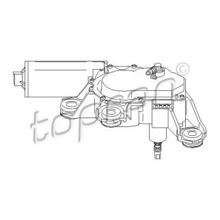 Мотор стеклоочистителя зад. фото