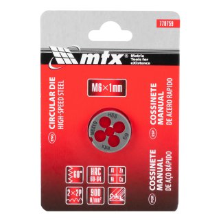 Плашка М6 х 1,0 мм, Р6М5 MATRIX фото 6