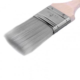 Кисть плоская Platinum 2', искусственная щетина, деревянная ручка MATRIX фото 2