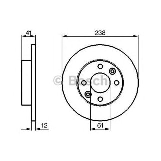 Диск тормозной BOSCH 0 986 479 165 фото