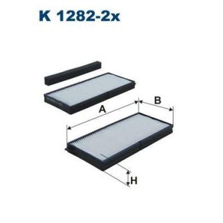 Фильтр салона FILTRON K 1282-2X фото
