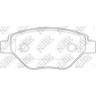 Колодки тормозные дисковые RENAULT MEGANE II 03 PN0362 фото