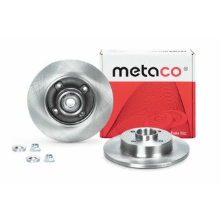 Диск тормозной задний metaco 3060-257 фото 3