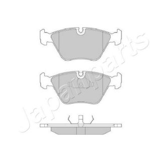 Колодки тормозные передние к-кт Japanparts PA-0111AF фото