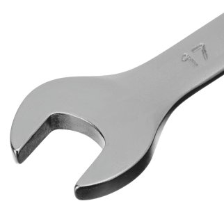 Ключ комбинированный 17 мм, CrV, матовый хром// STELS фото 3