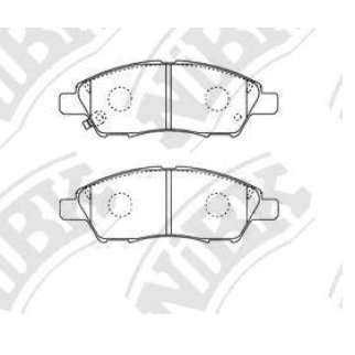Колодки тормозные передние к-кт NiBK PN0397 фото