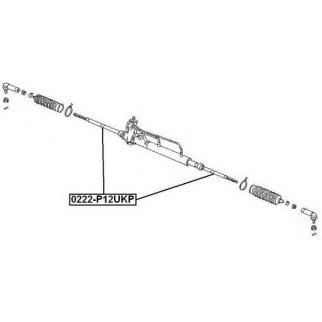 Тяга рулевая ASVA 0222-P12UKP фото