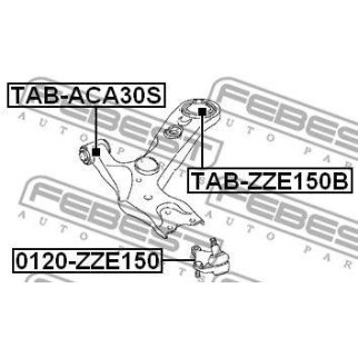Опора шаровая FEBEST 0120-ZZE150 фото