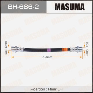 Шланг тормозной Masuma BH-686-2 фото