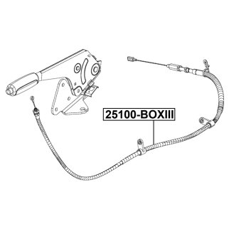 ТРОС РУЧНОГО ТОРМОЗА, шт фото 2