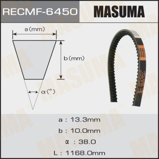 Ремень клиновый 13x1168 мм MASUMA 6450 фото