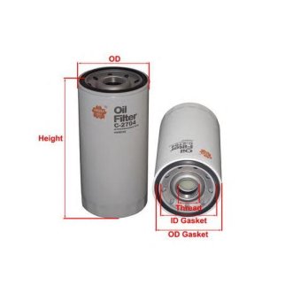 Фильтр масляный SAKURA C2704 фото