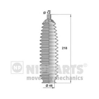 Пыльник рулевой рейки фото